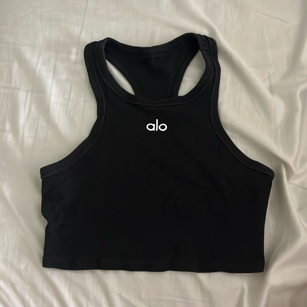 ALO Yoga Black Tank Top